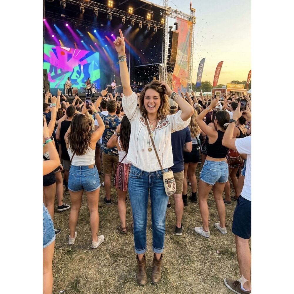 LUCKY BRAND Jeans 4 Blue Dark Wash Sienna Tomboy Straight Leg Relaxed cropped